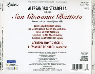 Alessandro de Marchi, Academia Montis Regalis - Alessandro Stradella: San Giovanni Battista (2008)