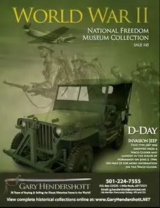 World War II. National Freedom Museum Collection. Sale 145