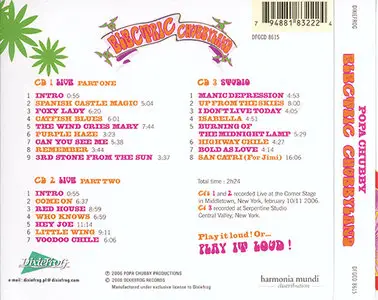 Popa Chubby - Electric Chubbyland (2006, DixieFrog # DFGCD 8615) [REPOST]