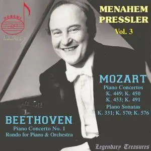 Menahem Pressler - Manahem Pressler, Vol. 3: Mozart, Beethoven (2019)