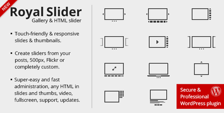 CodeCanyon - RoyalSlider v3.3.6 - Touch Content Slider for WordPress - 700256
