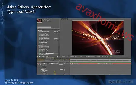 Lynda.com - After Effects Apprentice 06: Type and Music