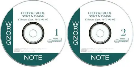 Crosby, Stills, Nash & Young - Live At Fillmore East, New York, NY, June 05, 1970 (2CD) (2004)