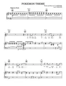 Pokemon Theme - Jason Paige (Piano-Vocal-Guitar)