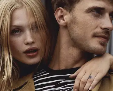 Camilla Christensen & Clement Chabernaud by Cedric Buchet for Lui Magazine October 2014