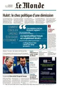 Le Monde du Jeudi 30 Août 2018