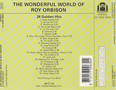 Roy Orbison - The Wonderful World Of Roy Orbison: 24 Golden Hits (1989)