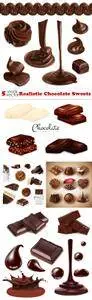Vectors - Realistic Chocolate Sweets