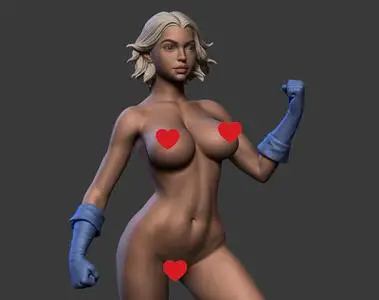 Power Girl NSFW Version