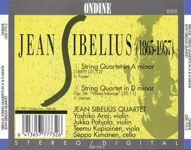 Jean Sibelius Quartet - Sibelius: String Quartets (1991)
