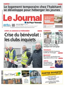 Le Journal du Pays Yonnais - 19 Septembre 2024