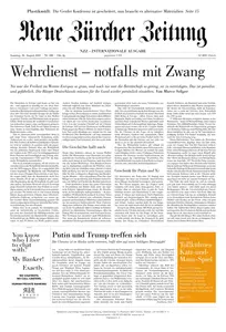 Neue Zurcher Zeitung International - 16 August 2025