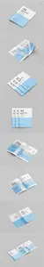 Slim A4 Brochure PSD Mockups Templates