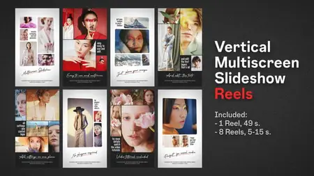 Vertical Multiscreen Slideshow Reels 57972781