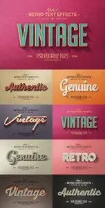 CM - Vintage Text Effects Vol.1 57961