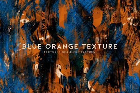 EE - Blue Orange Texture WBC6T32