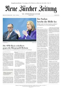 Neue Zürcher Zeitung (International) - 29 Oktober 2025