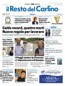 Il Resto del Carlino Pesaro - 3 Luglio 2025