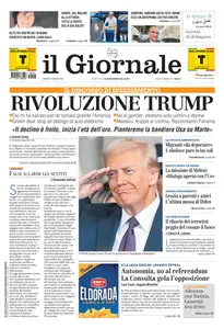 il Giornale - 21 Gennaio 2025