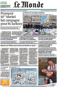 Le Monde et Suppléments du Mardi 7 Février 2012