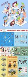 Vectors - Infographics with People 59