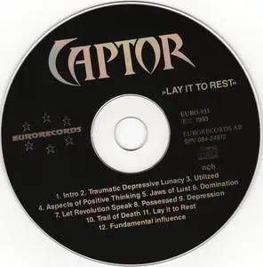 Captor - Lay It To Rest (1993) {Eurorecords}