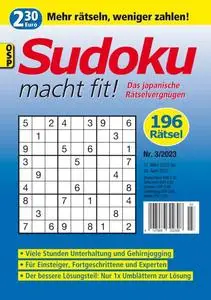 Sudoku macht fit - Nr.3 2023