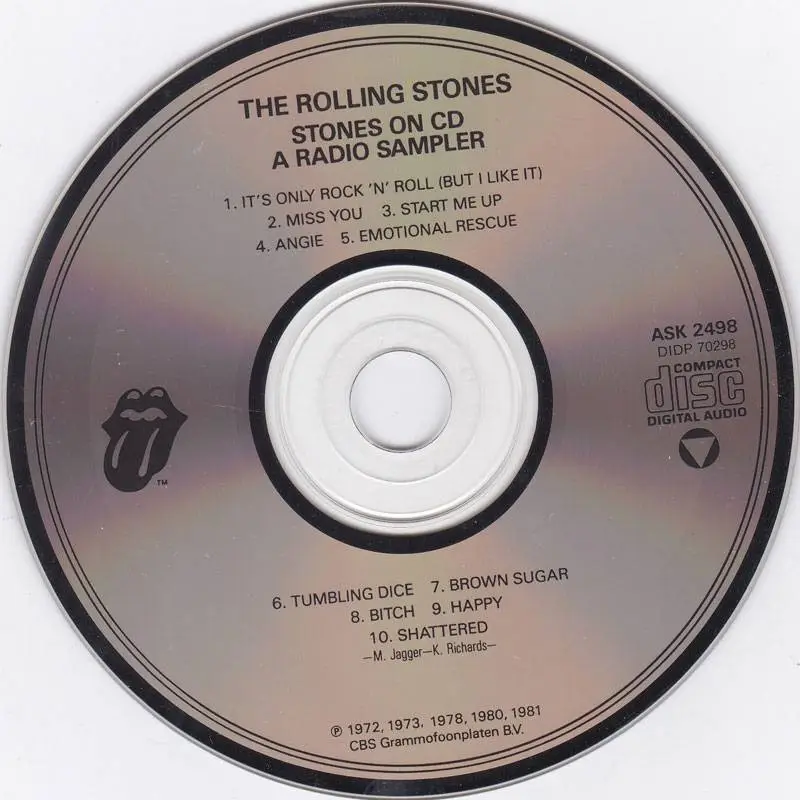 The Rolling Stones - Stones On CD: A Radio Sampler (1986)