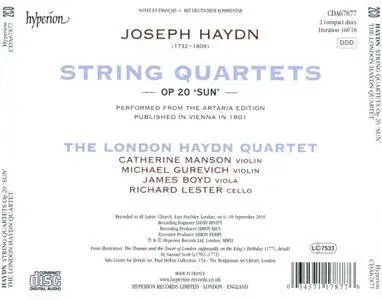 The London Haydn Quartet - Joseph Haydn: String Quartets, Op. 20 (2011)