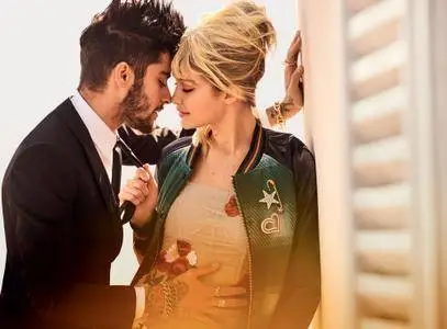 Gigi Hadid and Zayn Malik by Mario Testino for Vogue US May 2016