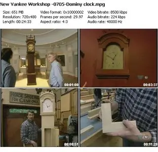 The New Yankee Workshop - Dominy Clock 