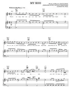 My Boo - Alicia Keys, Usher, Usher & Alicia Keys (Piano-Vocal-Guitar)
