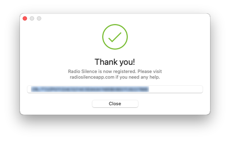 Radio Silence 3.0 macOS