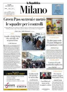 la Repubblica Milano - 6 Dicembre 2021