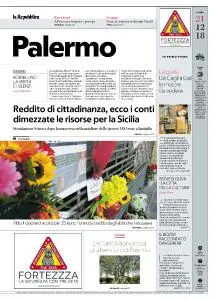 la Repubblica Palermo - 21 Dicembre 2018