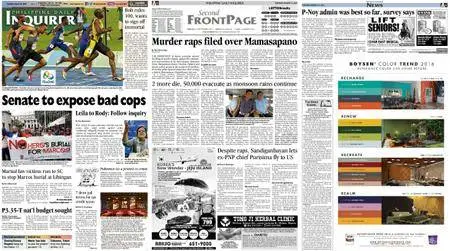 Philippine Daily Inquirer – August 16, 2016