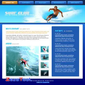 FlashMint 2185 Surf club flash template
