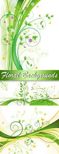 Green Floral Backgrounds
