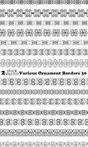 Vectors - Various Ornament Borders 30