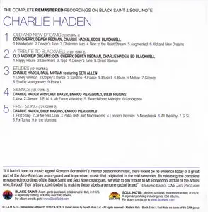 Charlie Haden - The Complete Remastered Recordings On Black Saint & Soul Note (2010) {5CD Set CAM Jazz BXS1001 rec 1977-1990}