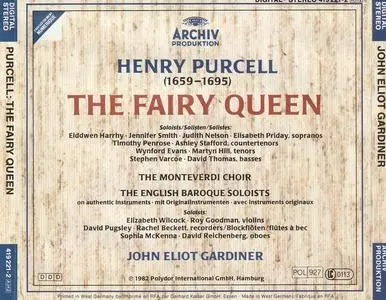 John Eliot Gardiner, The English Baroque Soloists - Henry Purcell: The Fairy Queen (1982)