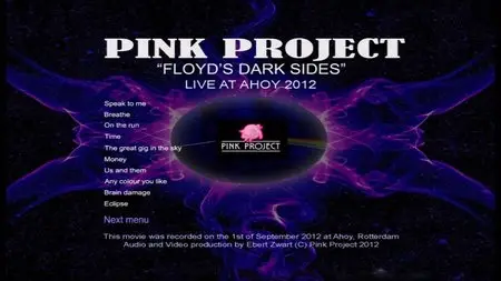 Pink Project - Floyd's Dark Sides - Live in Ahoy 2012