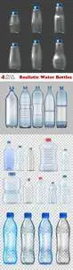 Vectors - Realistic Water Bottles