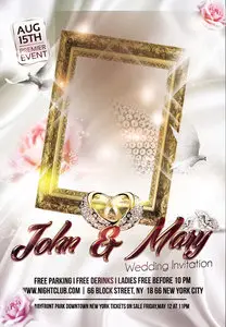 Flyer - Wedding Event plus Facebook Cover