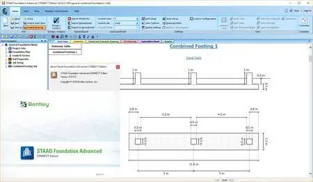 STAAD Foundation Advanced CONNECT Edition V8 Update 4