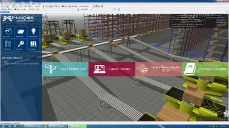 FlexSim 2019 version 19.0.0 Enterprise