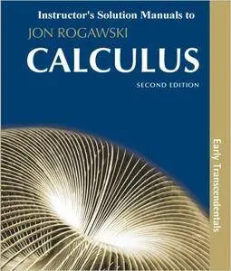 Instructor's Solution Manuals to Calculus: Early Transcendentals