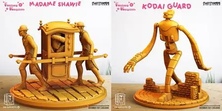 Clay Cyanide Miniatures - Madame Shawie, Kodai Guard