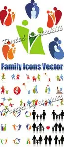 Family Icons Vector
