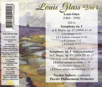 Nayden Todorov - Louis Glass: Symphonies Nos. 1 & 5 (2001)